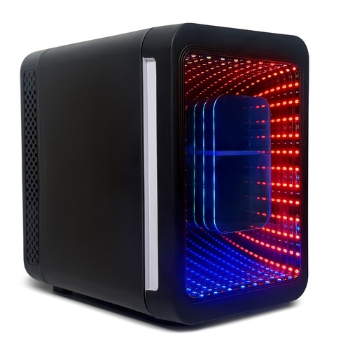 Rgb led mirror mini fridge - led,