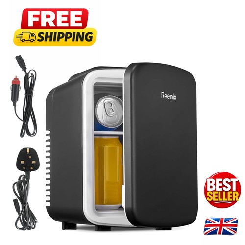 Sleek black mini fridge - sleek,