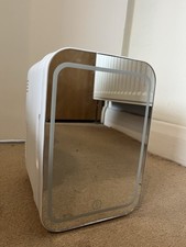White mini fridge/skin care