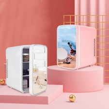 8L Mini Fridge with LED Light